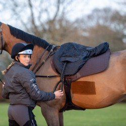 Housse de selle mixte LeMieux ProKit Ride On Noir Housse de selle mixte LeMieux ProKit Ride On Noir