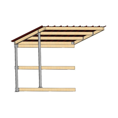 Extension abri de prairie...