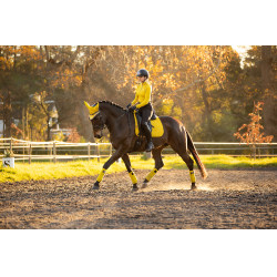 Tapis LeMieux Suede Dressage Square Dijon Jaune Tapis LeMieux Suede Dressage Square Dijon Jaune