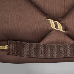 Zadeldek Dressuur Night Collection Back On Track Koffie Bruin Zadeldek Dressuur Night Collection Back On Track Koffie Bruin