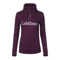 Sweat col cheminée LeMieux à capuches Grape Bordeaux Sweat col cheminée LeMieux à capuches Grape Bordeaux