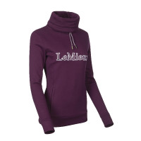 Sweatshirt met opstaande kraag LeMieux met capuchon Marineblauw
