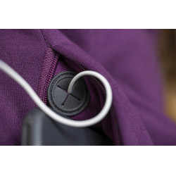 Sweat col cheminée LeMieux à capuches Grape Bordeaux Sweat col cheminée LeMieux à capuches Grape Bordeaux