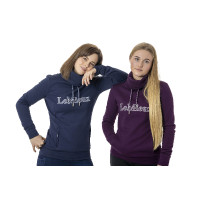 Sweatshirt met opstaande kraag LeMieux met capuchon Marineblauw Sweatshirt met opstaande kraag LeMieux met capuchon Marineblauw