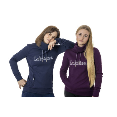 Sweatshirt met opstaande kraag LeMieux met capuchon Sweatshirt met opstaande kraag LeMieux met capuchon