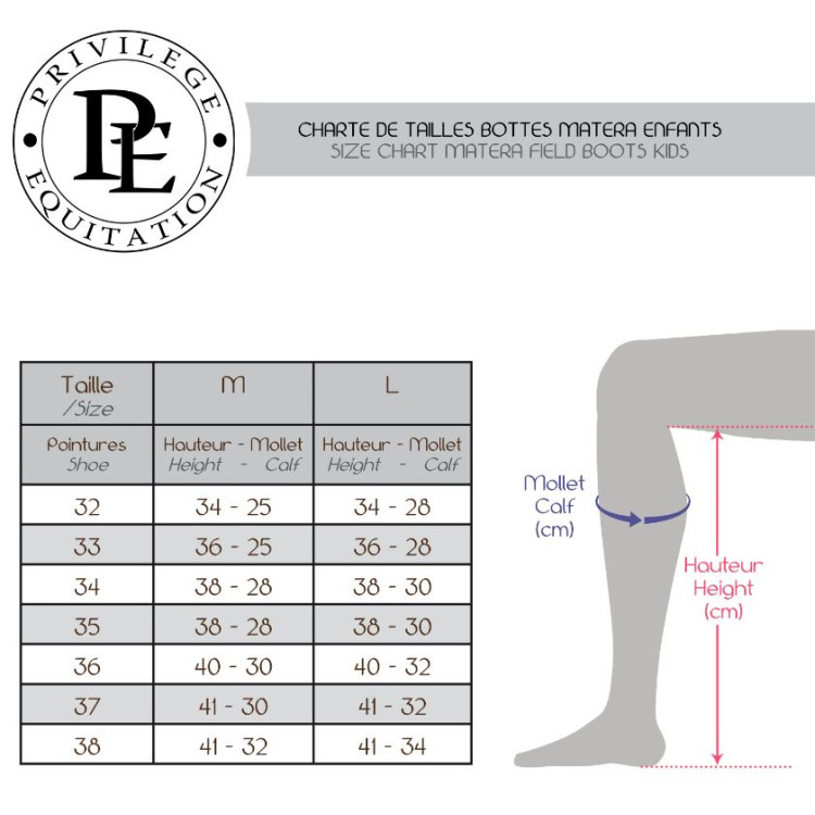 Bottes Matera Junior noir Privilege Equitation Bottes Matera Junior noir Privilege Equitation