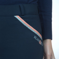 Pantalon Flags & Cup Varena Femme Bleu marine