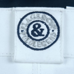 Pantalon Flags & Cup Varena Femme Blanc