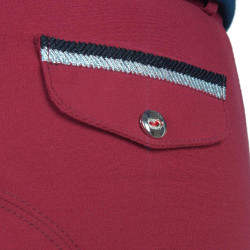 Pantalon Flags & Cup Varena Junior Rouge