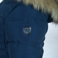 Parka Flags & Cup kind Niskiki Marineblauw