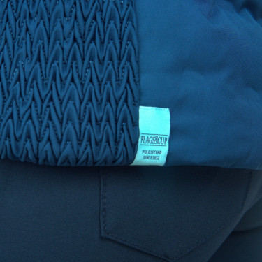Parka Technique Flags & Cup Damen Atka Marineblauw