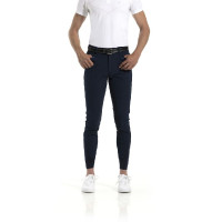 Broek Equithème Georg silicone zitvlak heren Marineblauw