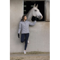 Veste matelassée Equithème Lara Gris chiné Veste matelassée Equithème Lara Gris chiné