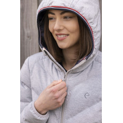 Veste matelassée Equithème Lara Gris chiné
