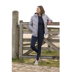 Veste matelassée Equithème Lara Gris chiné