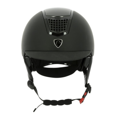 Casque Equithème Airy Noir / bleu brillant