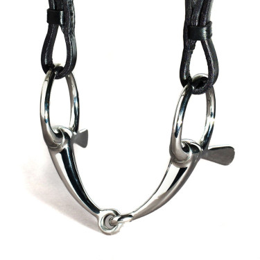 Mors tuig gebroken halve boog Finn-Tack Mors tuig gebroken halve boog Finn-Tack