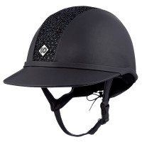 Casque Charles Owen SP8 Plus Leather Look Marine brillant Bleu Casque Charles Owen SP8 Plus Leather Look Marine brillant Bleu