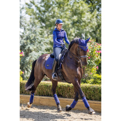 Tapis LeMieux Loire Classic Dressage Square Ink blue Bleu
