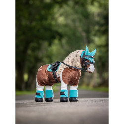Bonnet anti-mouches pour jouet Mini Poney LeMieux Azure Bleu
