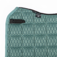 Tapis dressage LeMieux Carbon Mesh Square Sage Bleu Tapis dressage LeMieux Carbon Mesh Square Sage Bleu