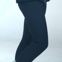 Pantalon Flags & Cup Nakina femme Bleu marine Pantalon Flags & Cup Nakina femme Bleu marine