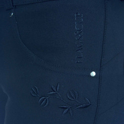 Pantalon Flags & Cup Nakina femme Bleu marine Pantalon Flags & Cup Nakina femme Bleu marine