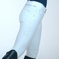 Pantalon Flags & Cup Nakina femme Blanc