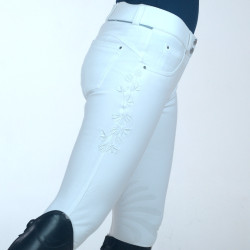 Pantalon Flags & Cup Nakina femme Blanc