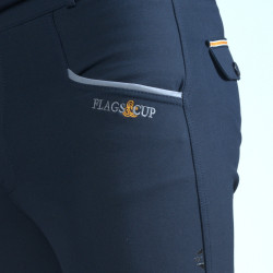 Pantalon Flags & Cup Bassano homme Bleu marine Pantalon Flags & Cup Bassano homme Bleu marine