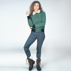 Pantalon Flags & Cup Checks femme Gris Pantalon Flags & Cup Checks femme Gris