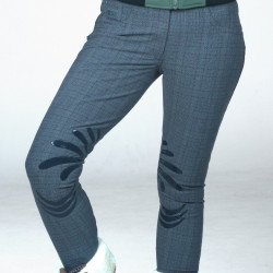 Pantalon Flags & Cup Checks femme Gris Pantalon Flags & Cup Checks femme Gris