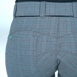 Pantalon Flags & Cup Checks femme Gris Pantalon Flags & Cup Checks femme Gris