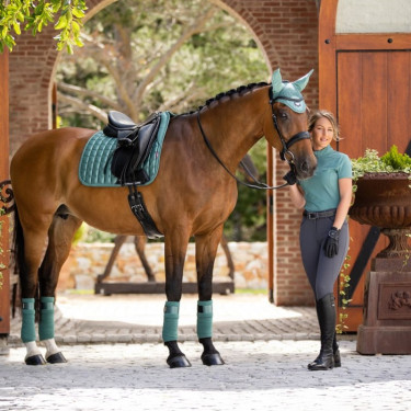 Tapis LeMieux Loire Memory Dressage Square Sage Bleu