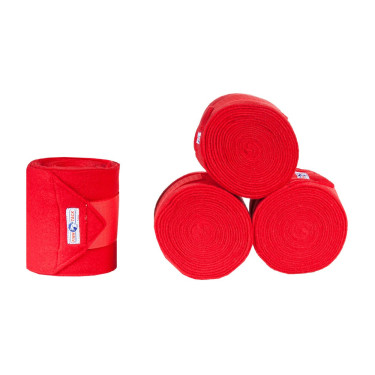 BANDES DE POLO FINN-TACK Rouge