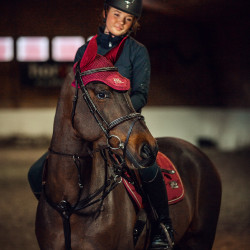 Bonnet anti-mouches Alaska B Vertigo Figue vin rouge