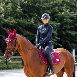 Bonnet anti-mouches Alaska B Vertigo Figue vin rouge