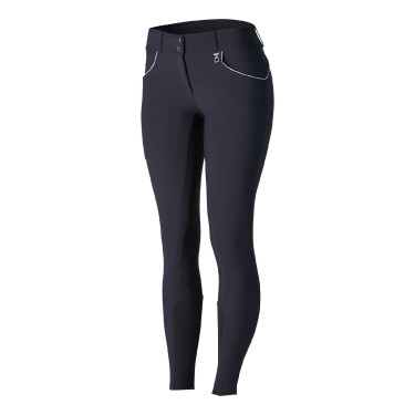 Hoge taille broek met siliconen kniestukken Aubrey Horze dames Hoge taille broek met siliconen kniestukken Aubrey Horze dames