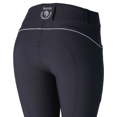 Hoge taille broek met siliconen kniestukken Aubrey Horze dames Hoge taille broek met siliconen kniestukken Aubrey Horze dames