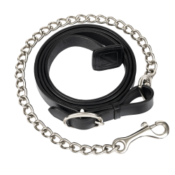 Longe de présentation en cuir LeMieux Noir Longe de présentation en cuir LeMieux Noir