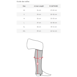 Mini-chaps Desta Horze Supreme en cuir synthétique Noir