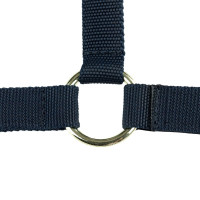 NYLON HALSTER OPEN Donkerblauw