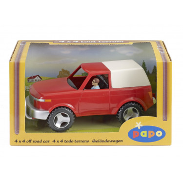Figurine 4X4 tout terrain et son conducteur Papo Figurine 4X4 tout terrain et son conducteur Papo