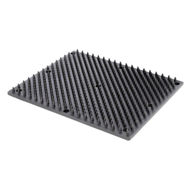 Plaque grattoir murale Kerbl Noir