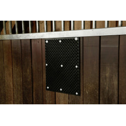 Plaque grattoir murale Kerbl Noir