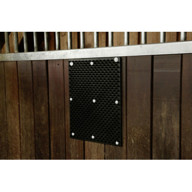 Plaque grattoir murale Kerbl Noir
