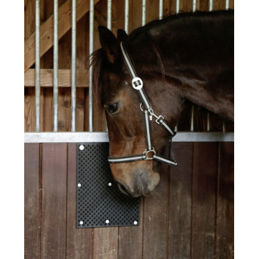Plaque grattoir murale Kerbl Noir