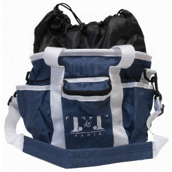 Poetstas groot model T de T Marine / wit Blauw Poetstas groot model T de T Marine / wit Blauw