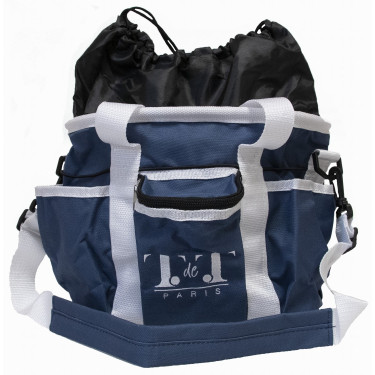 Poetstas groot model T de T Marine / wit Blauw Poetstas groot model T de T Marine / wit Blauw