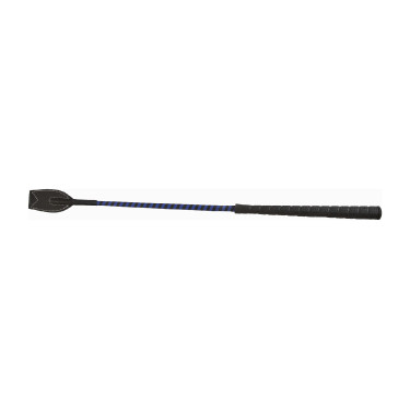 Cravache sucre d'orge T de T Noir / bleu